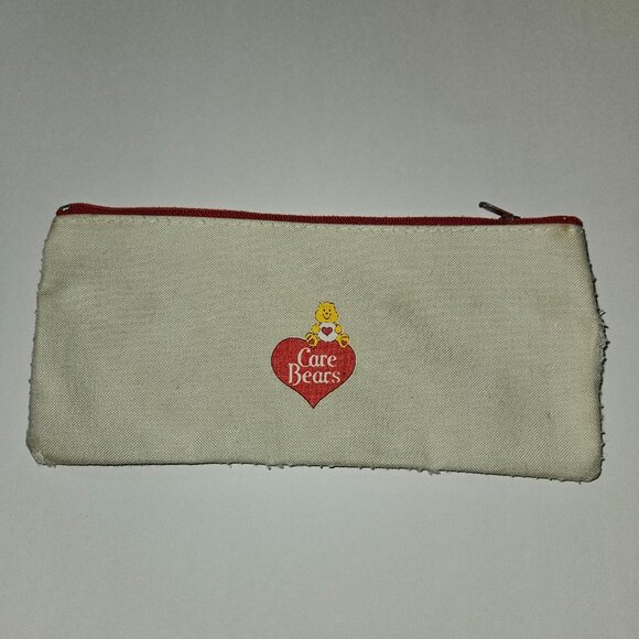 VTG American Greetings Care Bears Pencil Pouch Case READ AS IS - Picture 2 of 12
